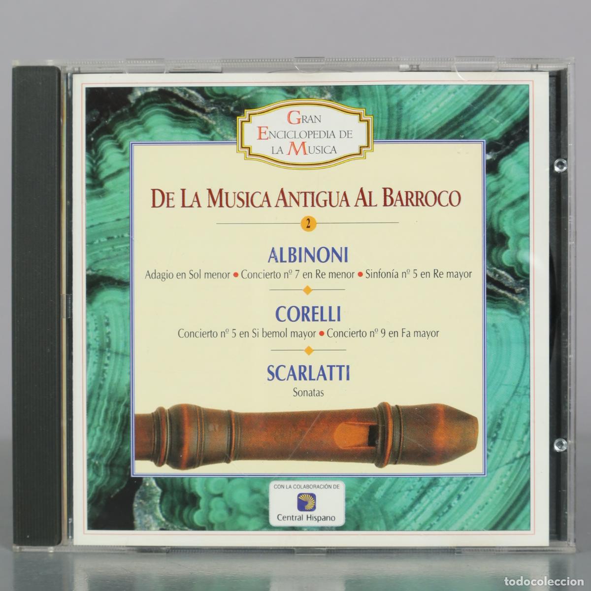 CDs de m&uacute;sica: CD. Gran Enciclopedia de la M&uacute;sica - De la M&uacute;sica Antigua al Barroco 2 - Albinoni - Corelli -