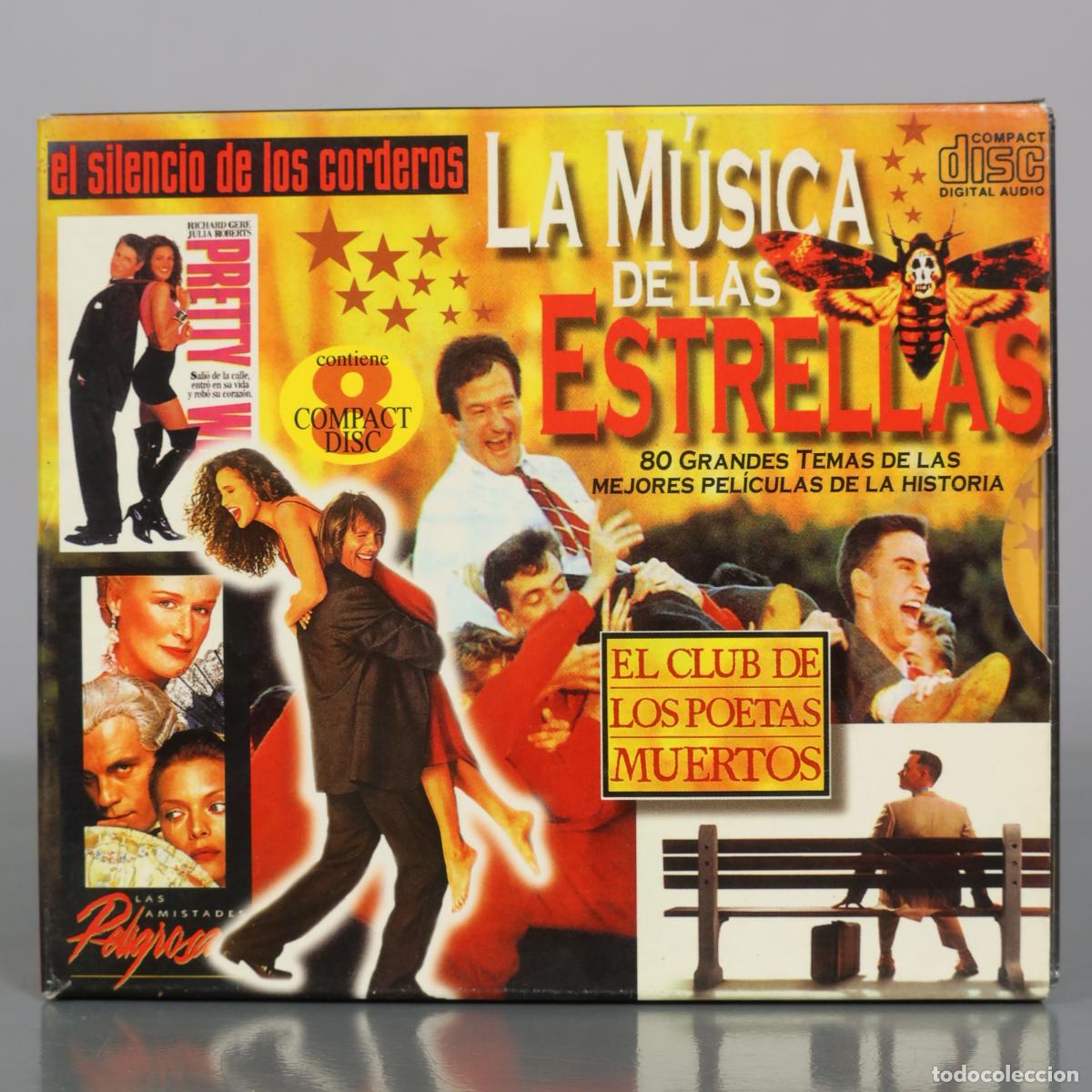 CDs de m&uacute;sica: CD. La M&uacute;sica de las Estrellas - 80 Grandes Temas de las Mejores Pel&iacute;culas de la Historia - Barna