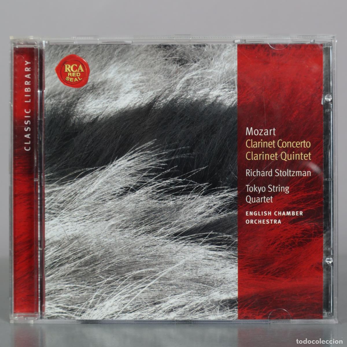 CDs de m&uacute;sica: CD. Mozart - Clarinet Concerto - Clarinet Quintet - Richard Stoltzman, Tokyo String Quartet, English