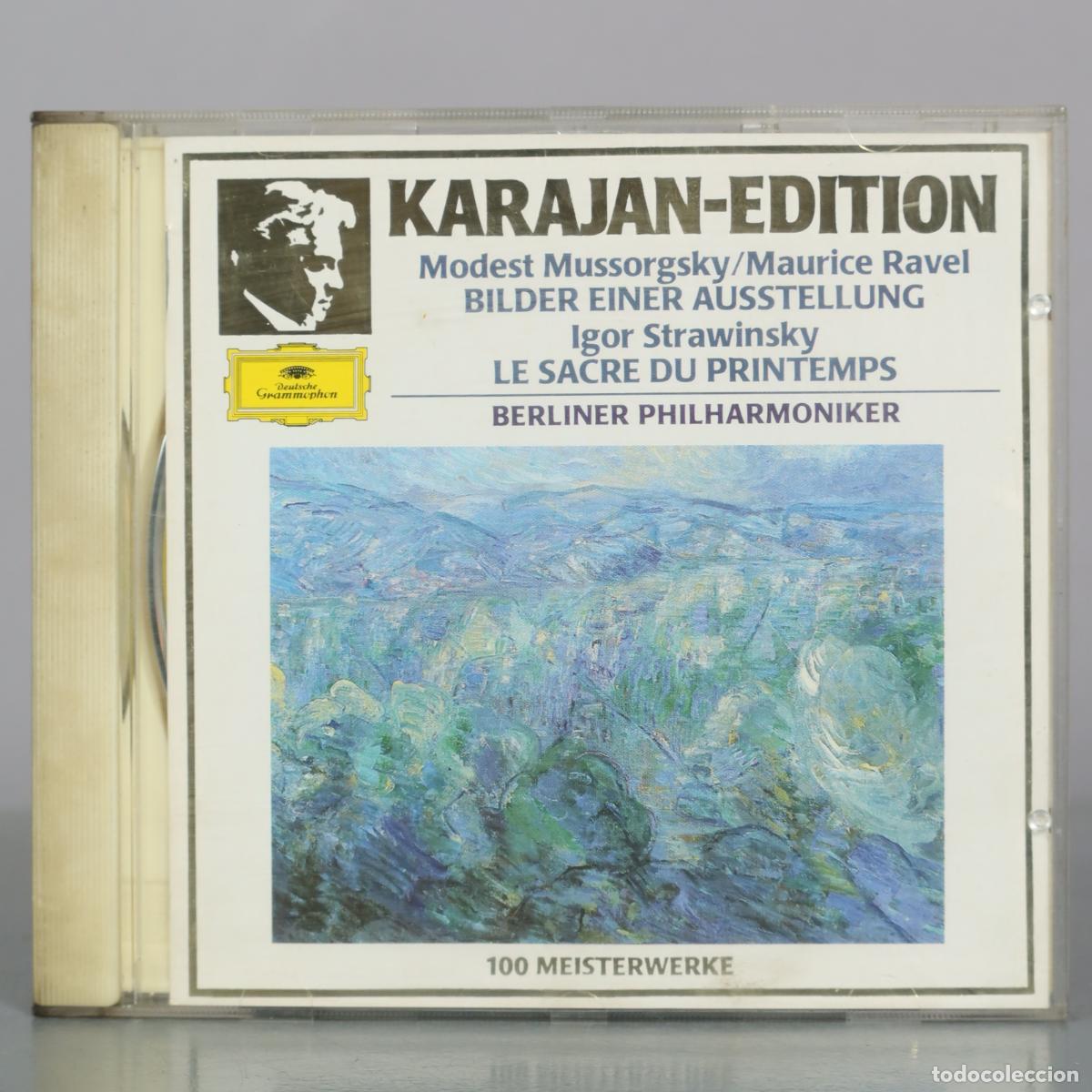 CDs de m&uacute;sica: CD. Bilder Einer Ausstellung - Le Sacre Du Printemps - Modest Mussorgsky, Maurice Ravel, Igor