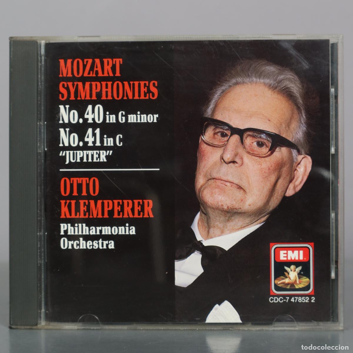 CDs de m&uacute;sica: CD. Symphonies No. 40 in G minor - No. 41 in C Jupiter - Wolfgang Amadeus Mozart - Otto Klemperer -