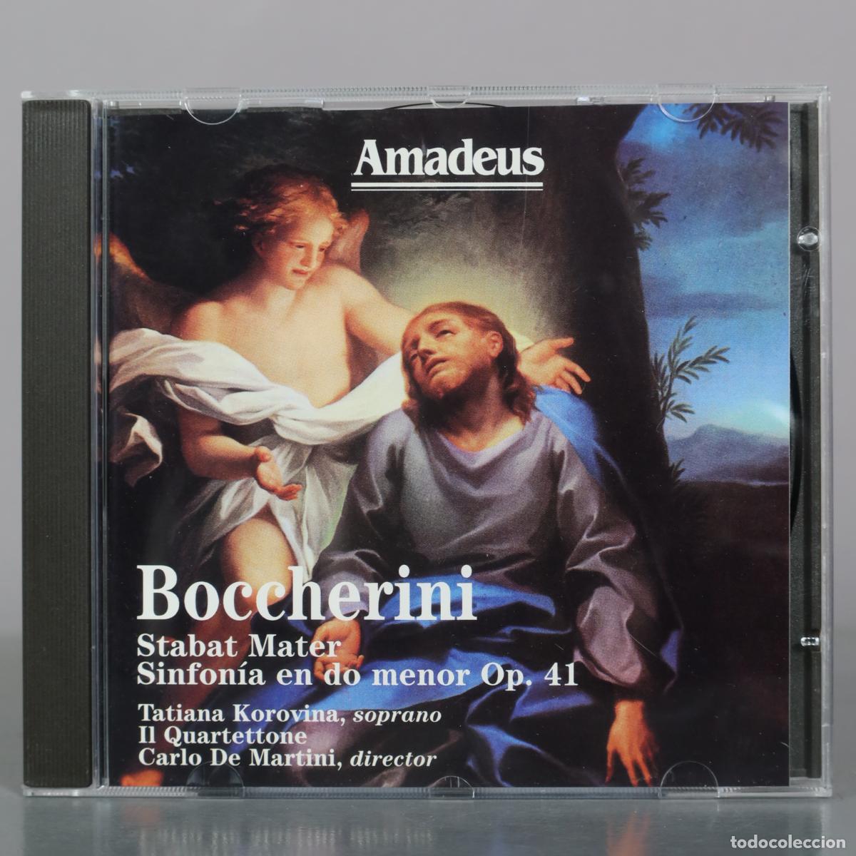 CDs de m&uacute;sica: CD. Boccherini - Stabat Mater - Sinfon&iacute;a en do menor Op. 41 - Tatiana Korovina, Il Quartettone,