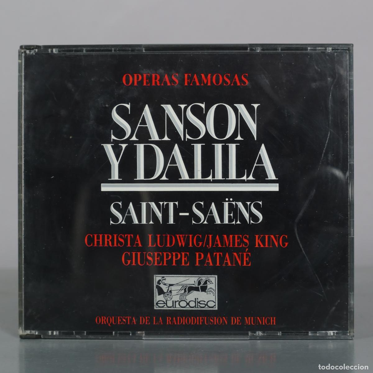 CDs de m&uacute;sica: CD. Sanson y Dalila - Camille Saint-Sa&euml;ns - Christa Ludwig - James King - Giuseppe Patan&eacute; - Orquesta