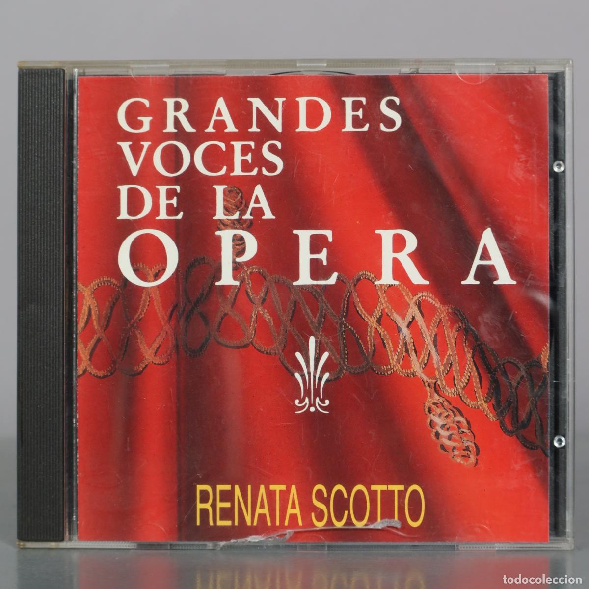 CDs de m&uacute;sica: CD. Grandes Voces de la Opera - Renata Scotto - Sarpe
