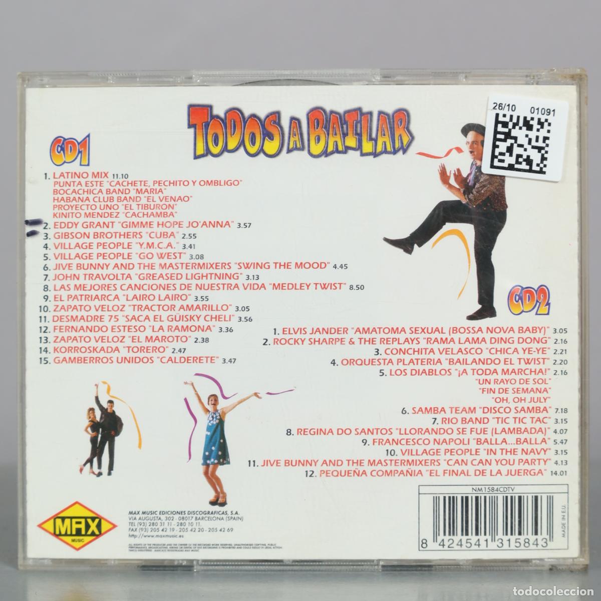 CDs de m&uacute;sica: CD. Todos a Bailar - Max Music - Foto 2