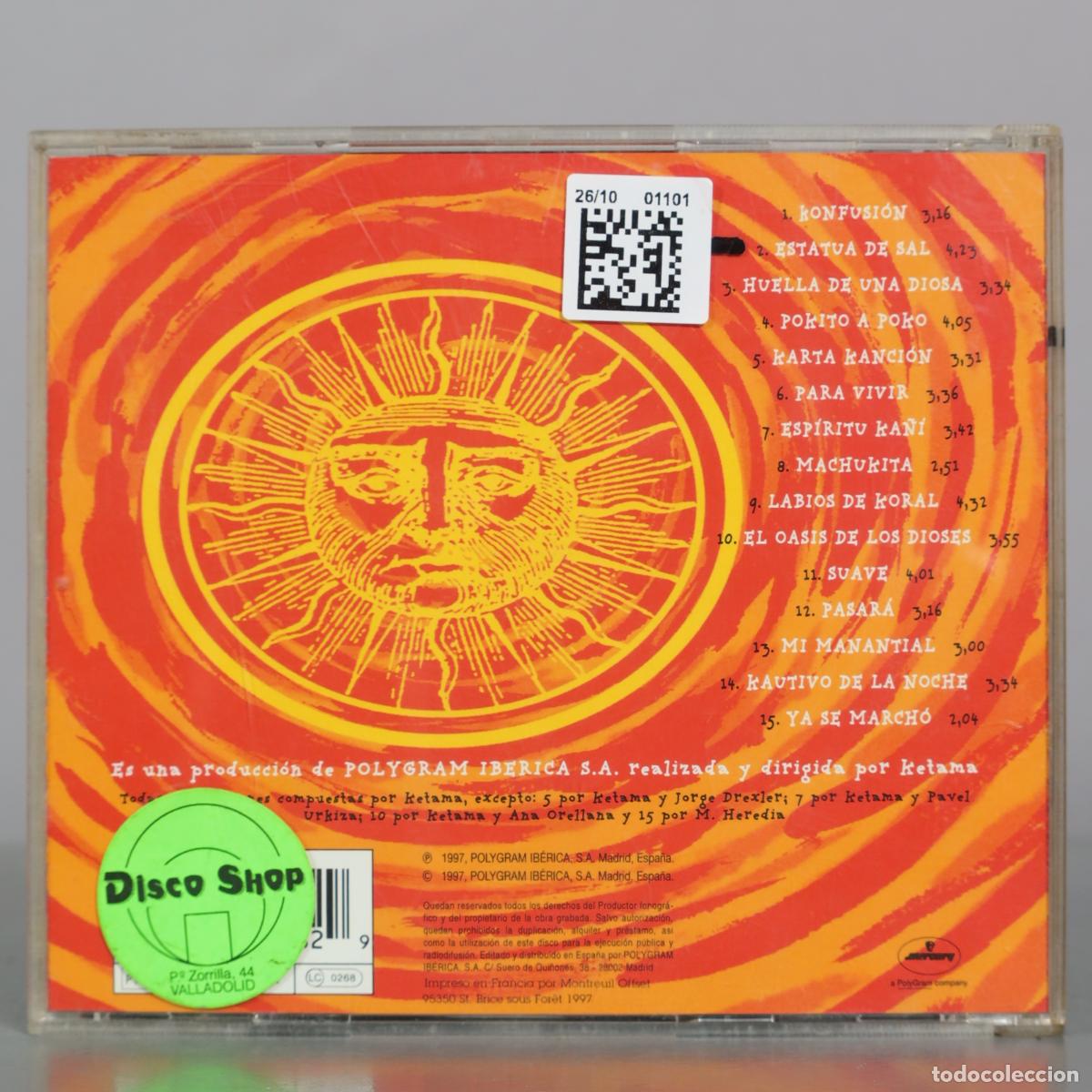 CDs de m&uacute;sica: CD. Ketama - Konfusi&oacute;n - Foto 2