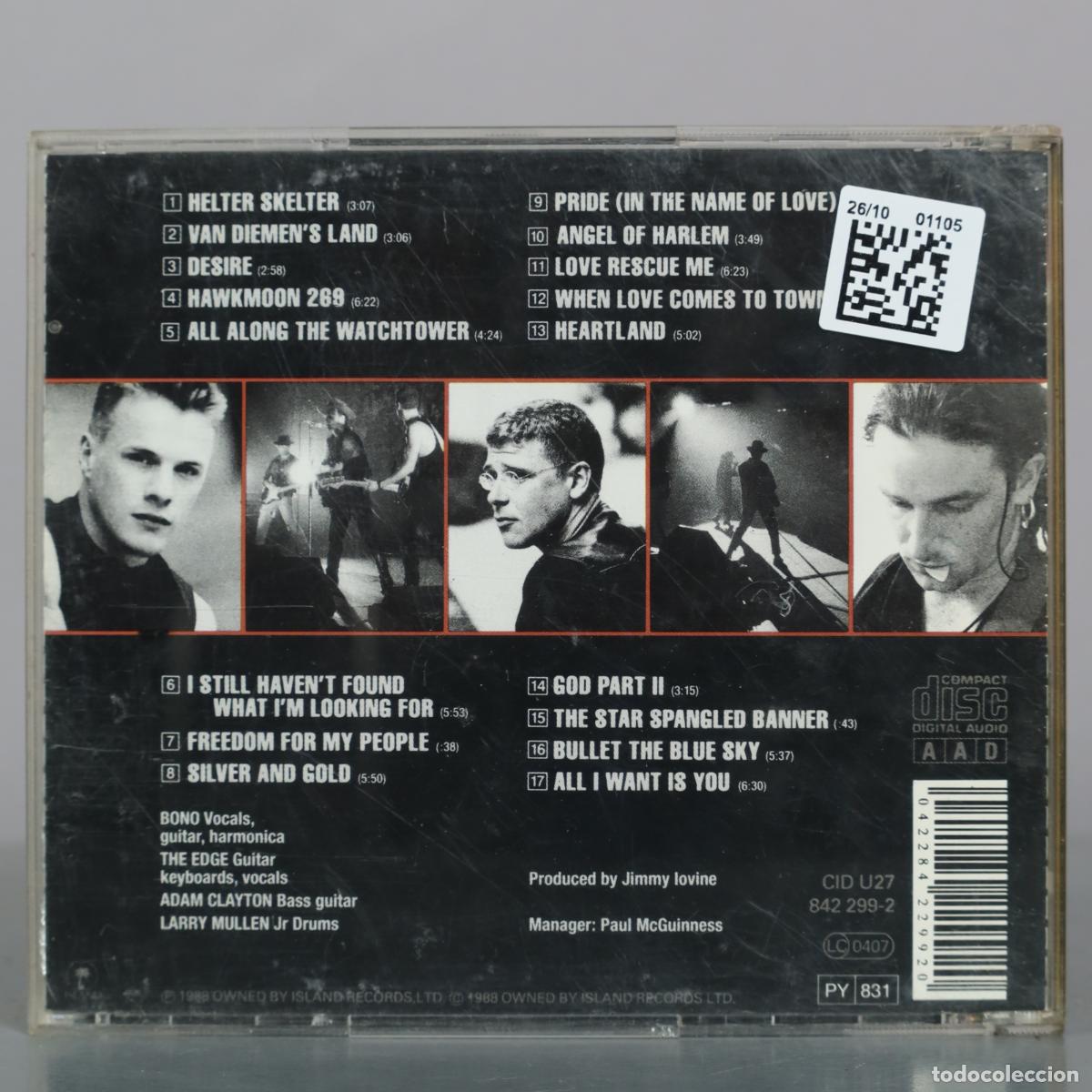 CDs de m&uacute;sica: CD. Rattle and Hum - U2 - Foto 2