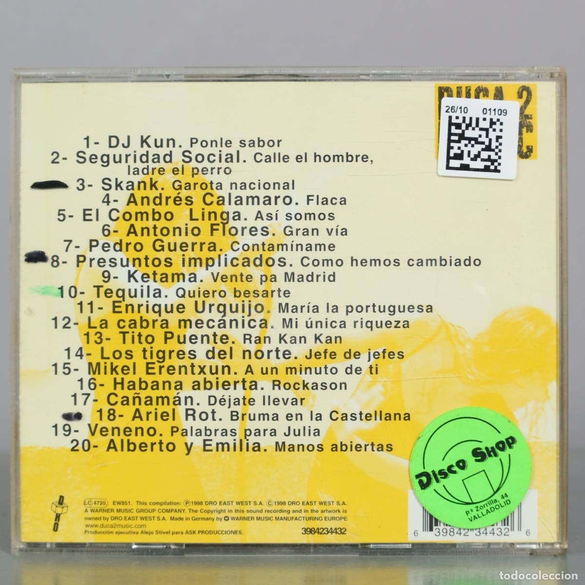 CDs de m&uacute;sica: CD. Car&aacute;cter Latino 2 - Duca-2 Music - Foto 2