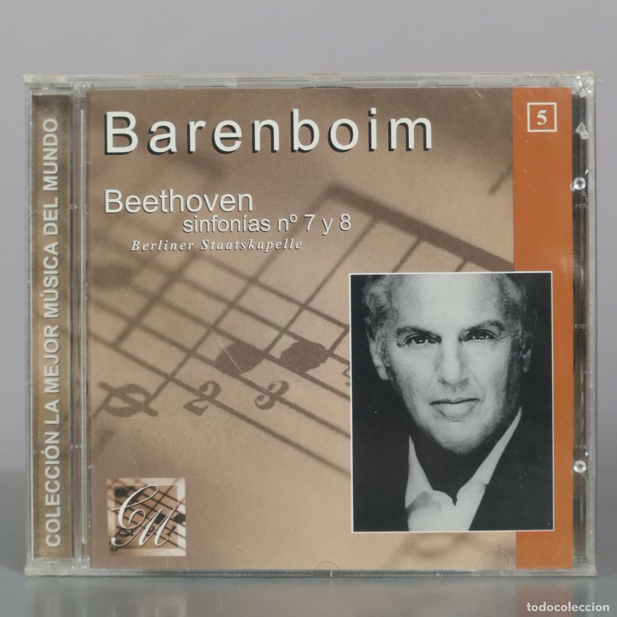 Music CDs: CD. Barenboim - Beethoven - Sinfon&iacute;as n&ordm; 7 y 8 - Berliner Staatskapelle . PRECINTADO