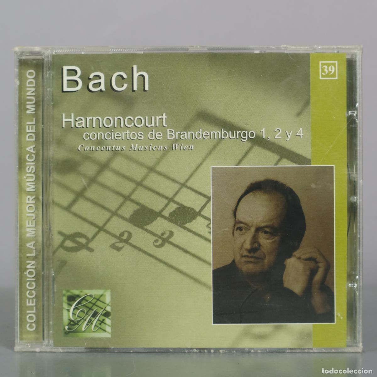 Musik-CDs: CD. Bach - Conciertos de Brandemburgo 1, 2 y 4 - Nikolaus Harnoncourt - Concentus . PRECINTADO