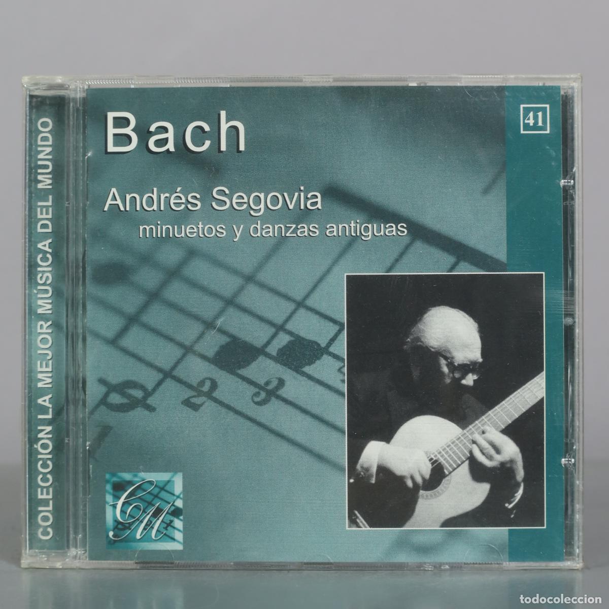 CDs de m&uacute;sica: CD. Bach - Andr&eacute;s Segovia - Minuetos y danzas antiguas - Fonomusic . PRECINTADO