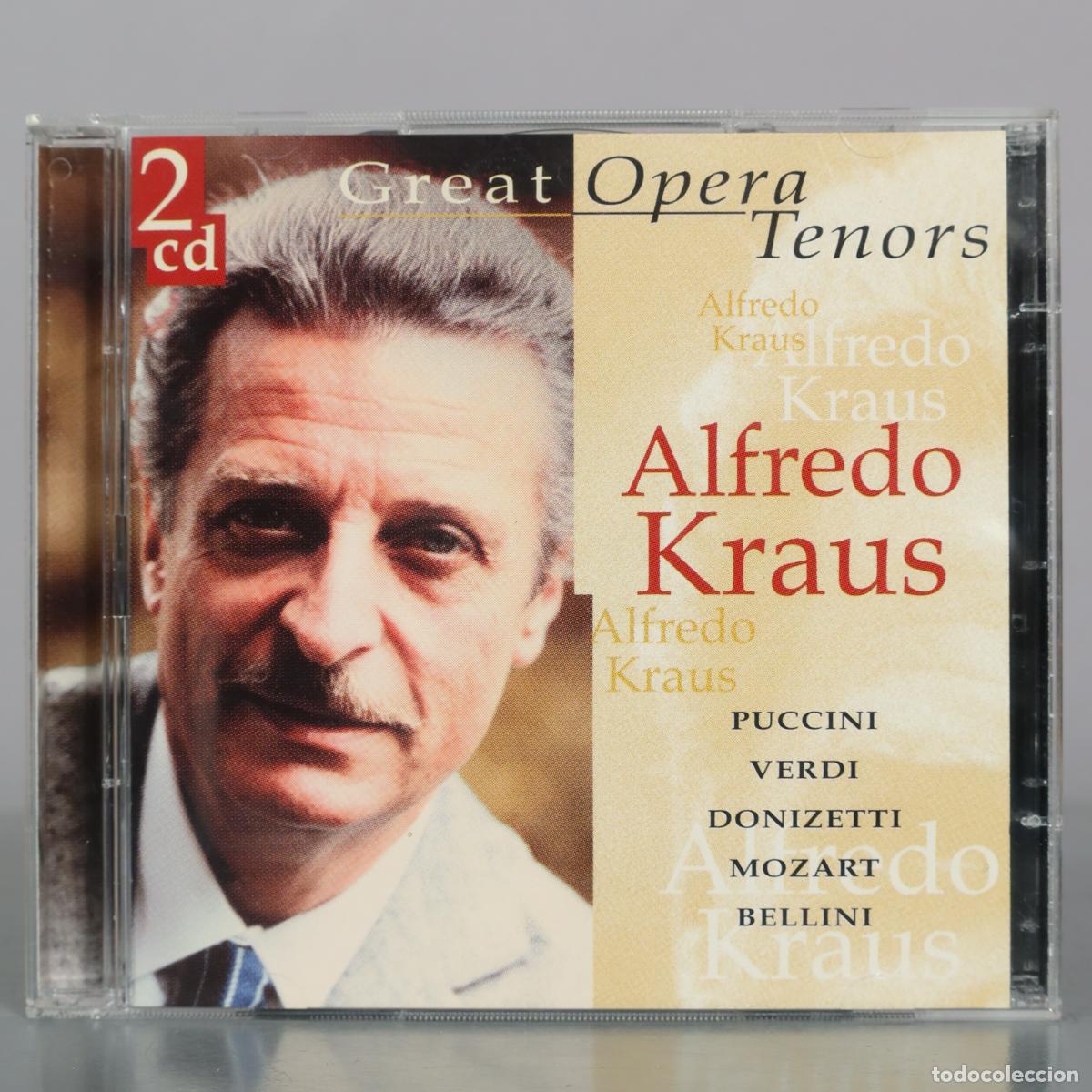 CDs de m&uacute;sica: CD. Great Opera Tenors - Alfredo Kraus - Puccini, Verdi, Donizetti, Mozart, Bellini