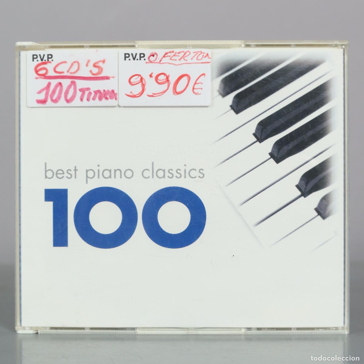 CDs de m&uacute;sica: CD. Best Piano Classics 100 - Martha Argerich, Sviatoslav Richter, Aldo Ciccolini, Emil Gilels,