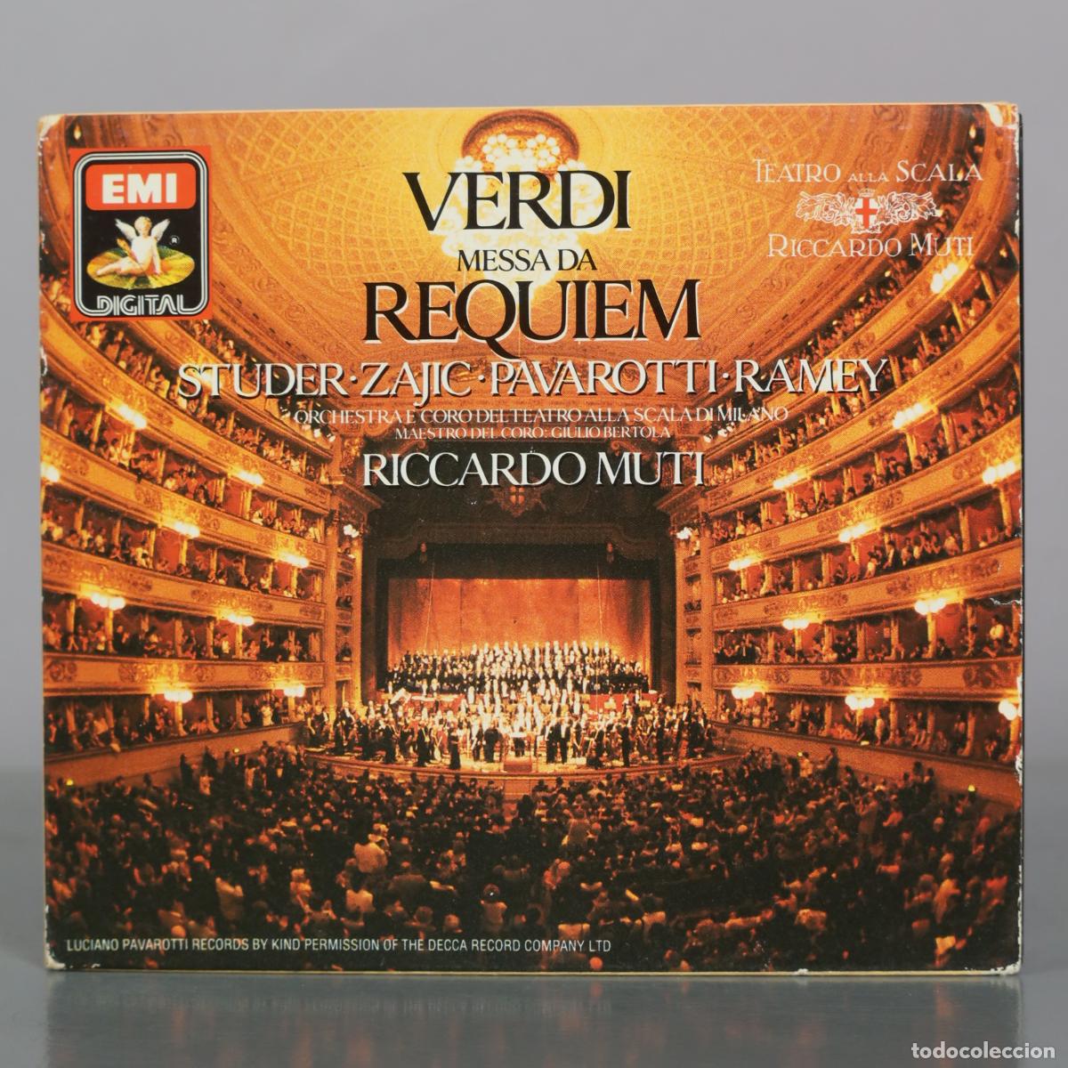 CDs de m&uacute;sica: CD. Giuseppe Verdi - Messa da Requiem - Cheryl Studer, Dolora Zajic, Luciano Pavarotti, Samuel
