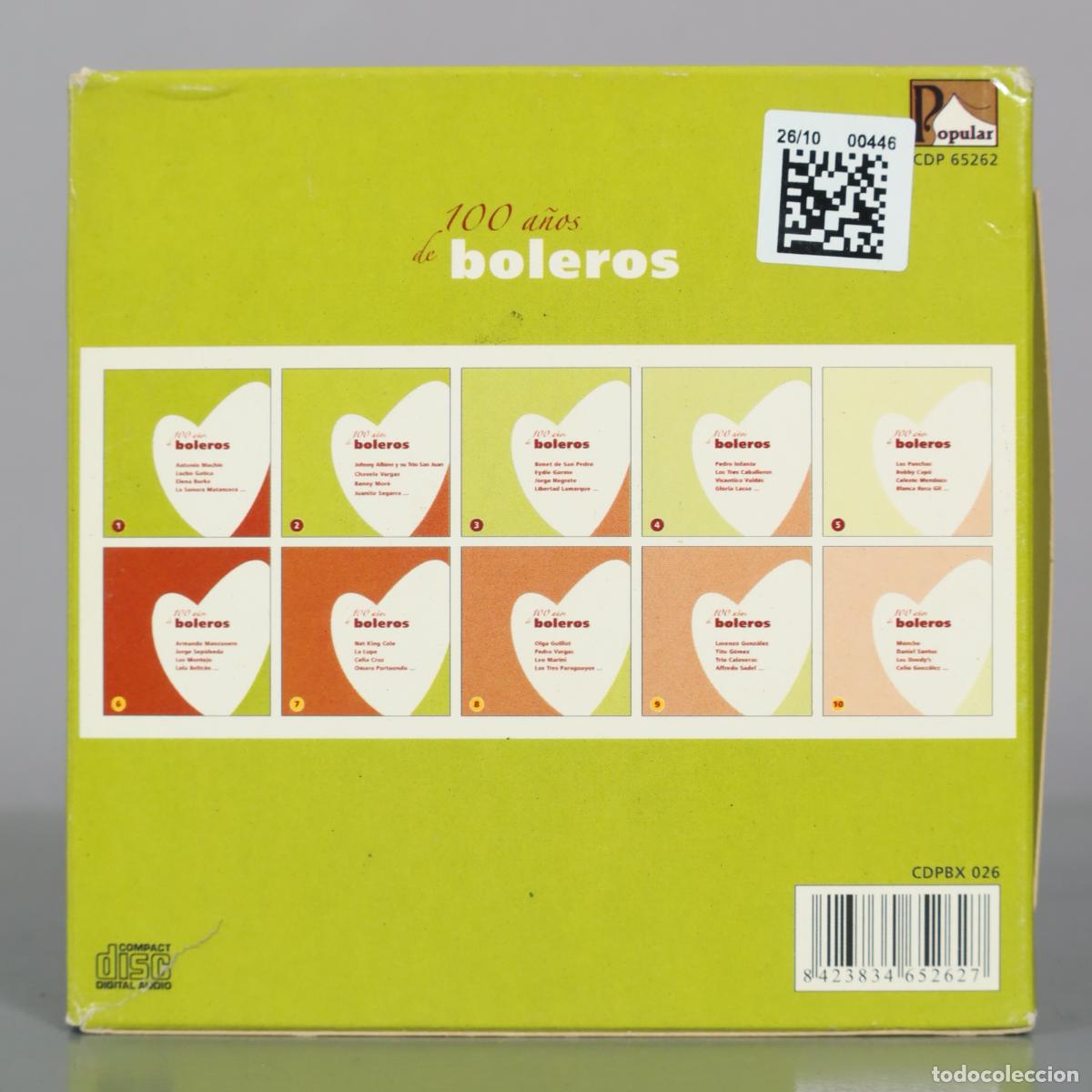 CDs de m&uacute;sica: CD. 100 a&ntilde;os de boleros - Foto 2