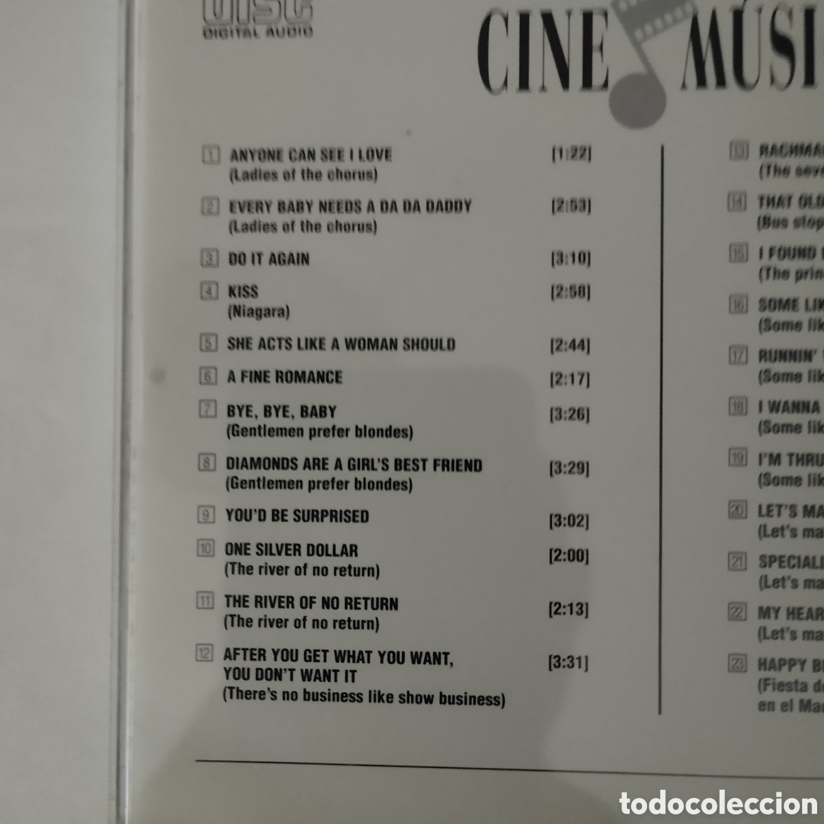 CDs de m&uacute;sica: CD BSO Marilyn Monroe - Recopilatorio. - Foto 4