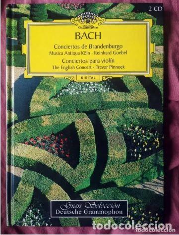 Musik-CDs: BACH - CONCIERTOS DE BRANDENBURGO - GRAN SELECCI&Oacute;N DEUTSCHE GRAMMOPHON - 2 CDS + LIBRO