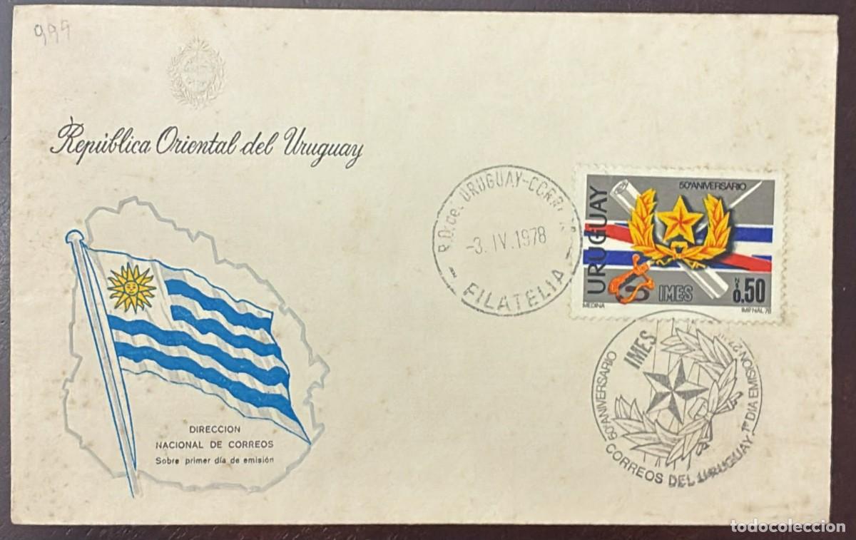 CDs de m&uacute;sica: TS) 1978 URUGUAY, FDC,50TH ANNIVERSARY OF THE MILITARY ACADEMY,VF.