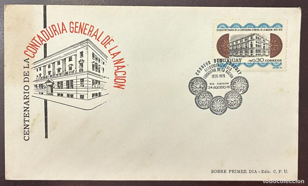 CDs de m&uacute;sica: TS) 1976 URUGUAY, FDC,150TH ANNIVERSARY OF THE GENERAL ACCOUNTING OFFICE OF THE NATION,VF.