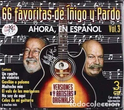 CDs de m&uacute;sica: Las 66 Favoritas de I&ntilde;igo y Pardo, Vol. 3: Ahora en espa&ntilde;ol- 8436004064663