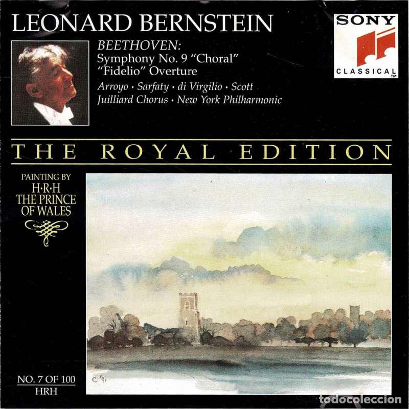 CDs de m&uacute;sica: Beethoven, Leonard Bernstein - Sinfon&iacute;a N&ordm; 9 Coral. Obertura de Fidelio. CD