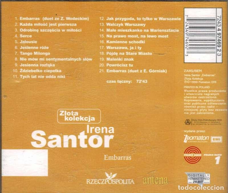 CDs de m&uacute;sica: Irena Santor - Embarras. CD - Foto 2