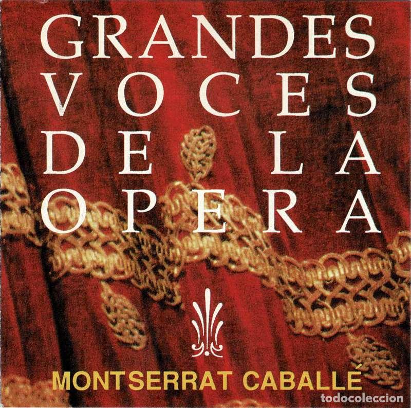 CDs de m&uacute;sica: Montserrat Caball&eacute; - Grandes Voces de la Opera. CD