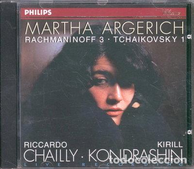 Music CDs: Martha Argerich: Rachmaninoff 3, Tchaikovsky 1- 0028944667325