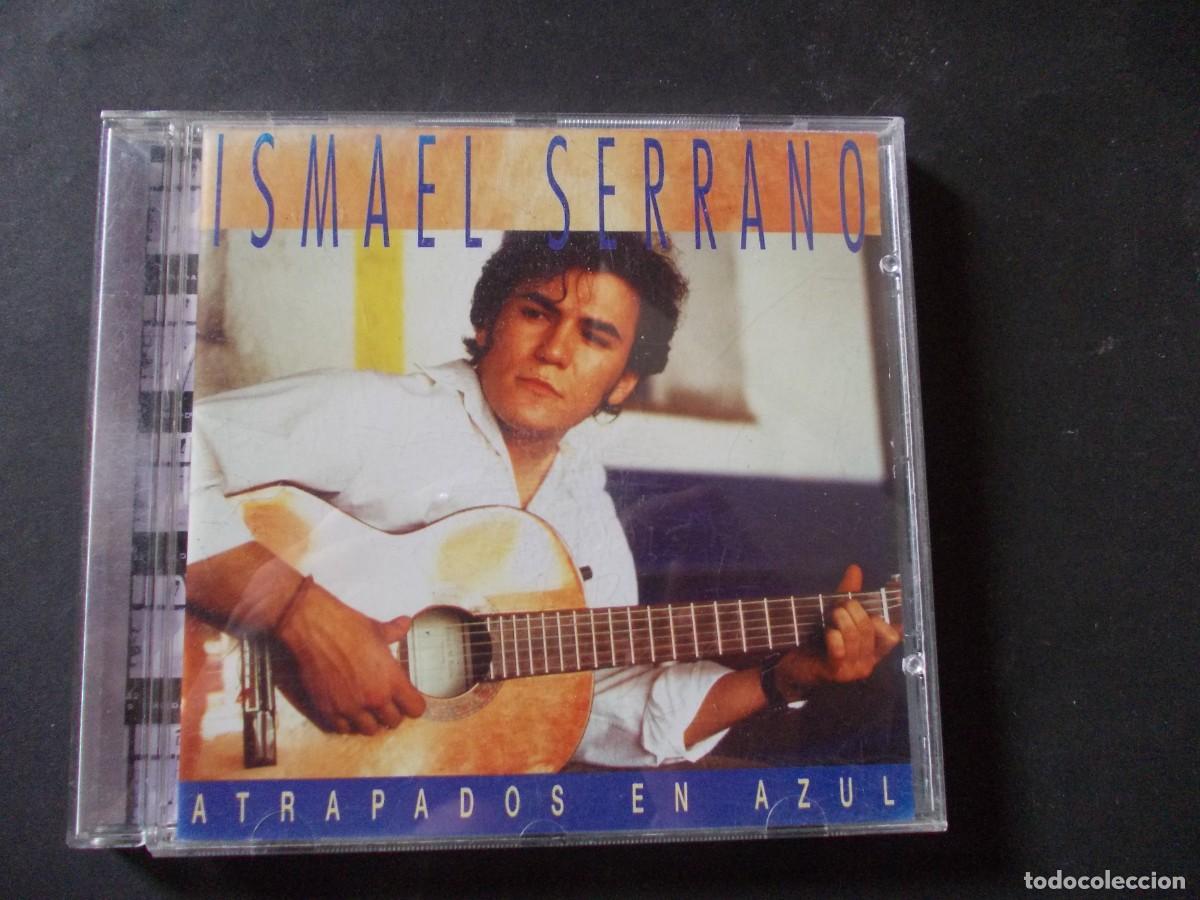 CD de M&uacute;sica: Car&aacute;tula y libreto Ismael Serrano Atrapados en azul Polydor 1997 m&uacute;sica espa&ntilde;ola cantautor sin CD