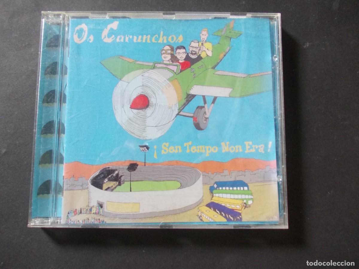 CD di Musica: CD Os Carunchos &iexcl;Sen Tempo Non Era! Zouma Records 2001 m&uacute;sica gallega folk tradicional sin CD