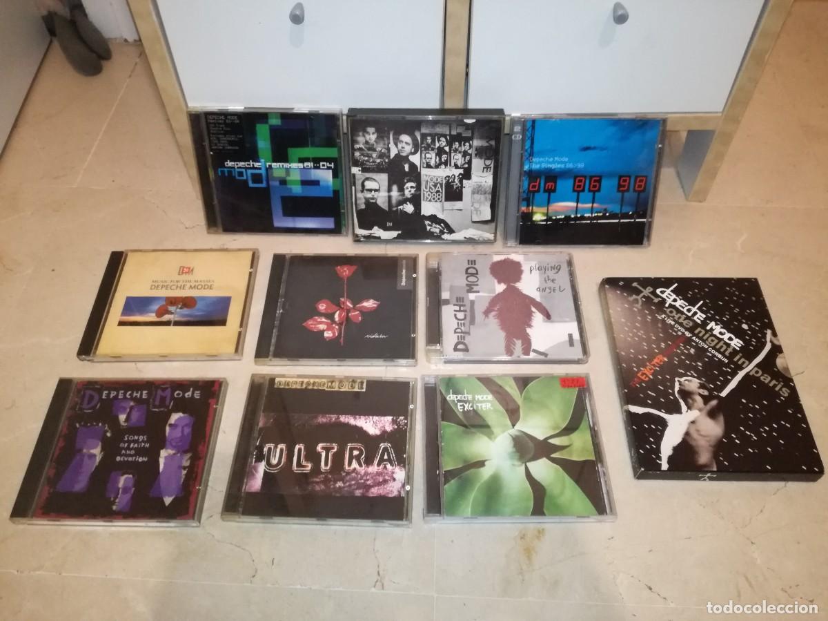 CDs de m&uacute;sica: LOTE DE 9 CDs + 1 DVD ORIGINALES DE DEPECHE MODE - Foto 1