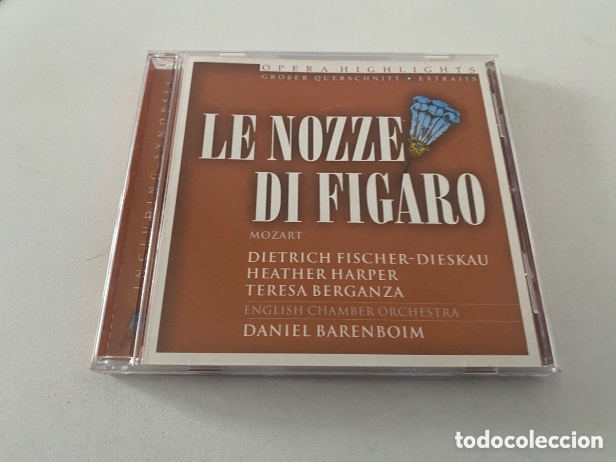 CDs de m&uacute;sica: Le Nozze Di Figaro Mozart Cd