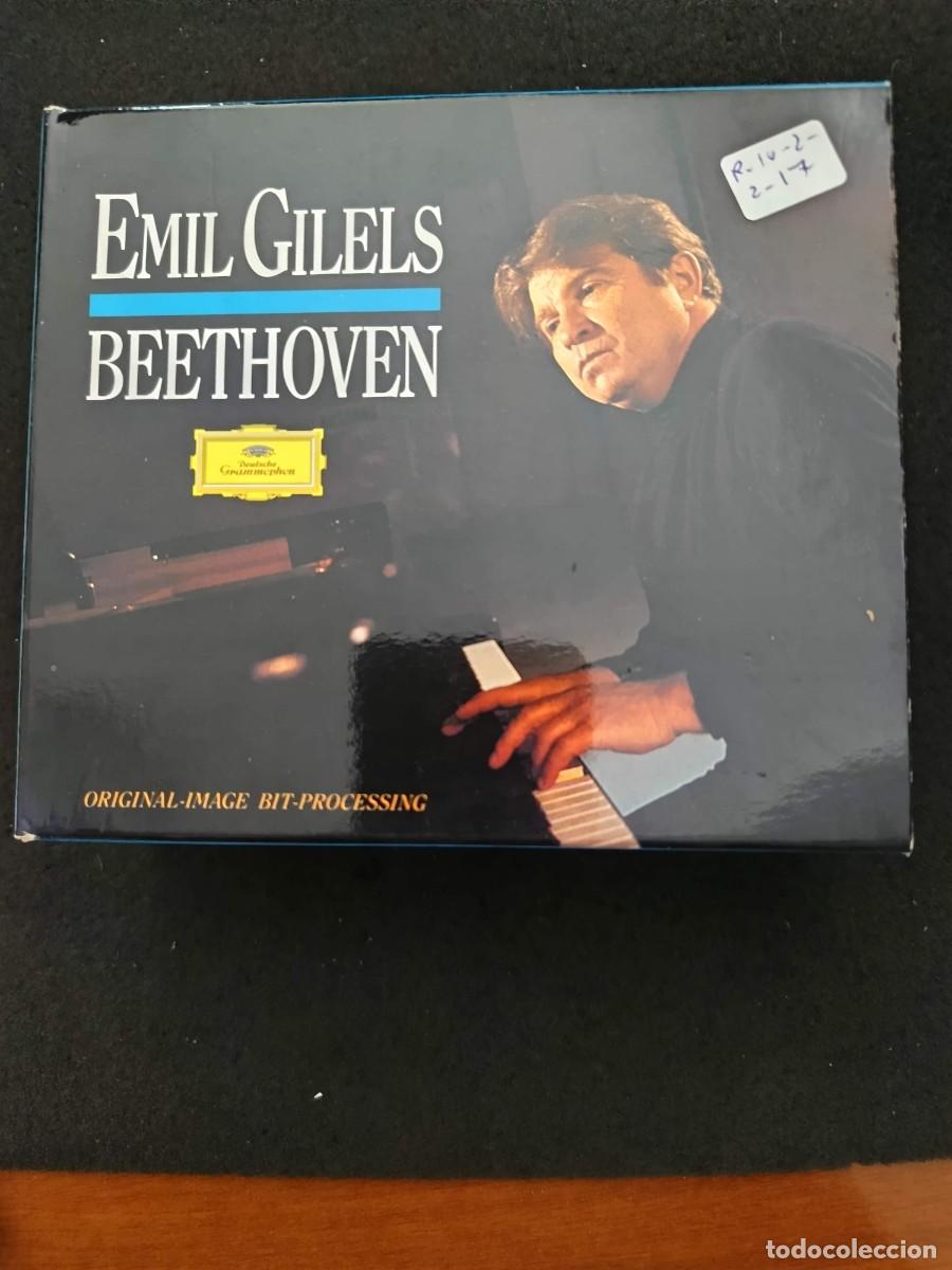 CDs de m&uacute;sica: 9 CD. BEETHOVEN. SOTANAS. PIANO: EMIL GILELS. DEUTSCHE GRAMMOPHON