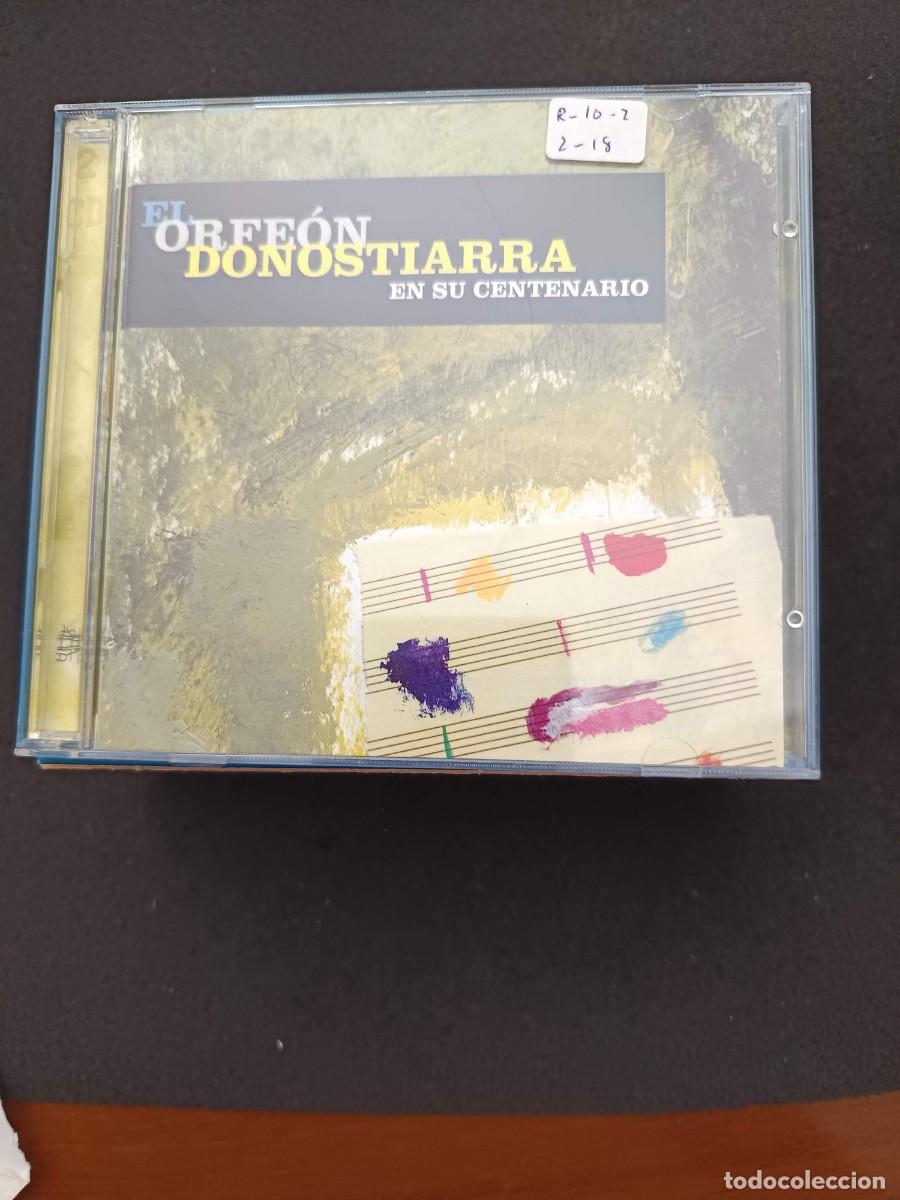 CDs de m&uacute;sica: 2 CD. EL ORFE&Oacute;N DONOSTIARRA EN SU CENTENARIO - Foto 1