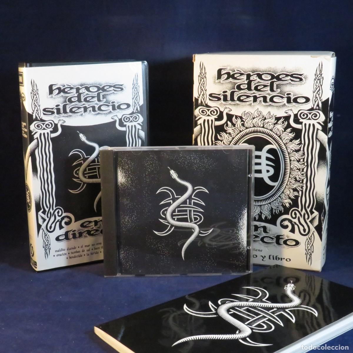 CDs de m&uacute;sica: H&Eacute;ROES DEL SILENCIO &ndash; EN DIRECTO (1994) - CD + VHS + LTD, NUM - Foto 1