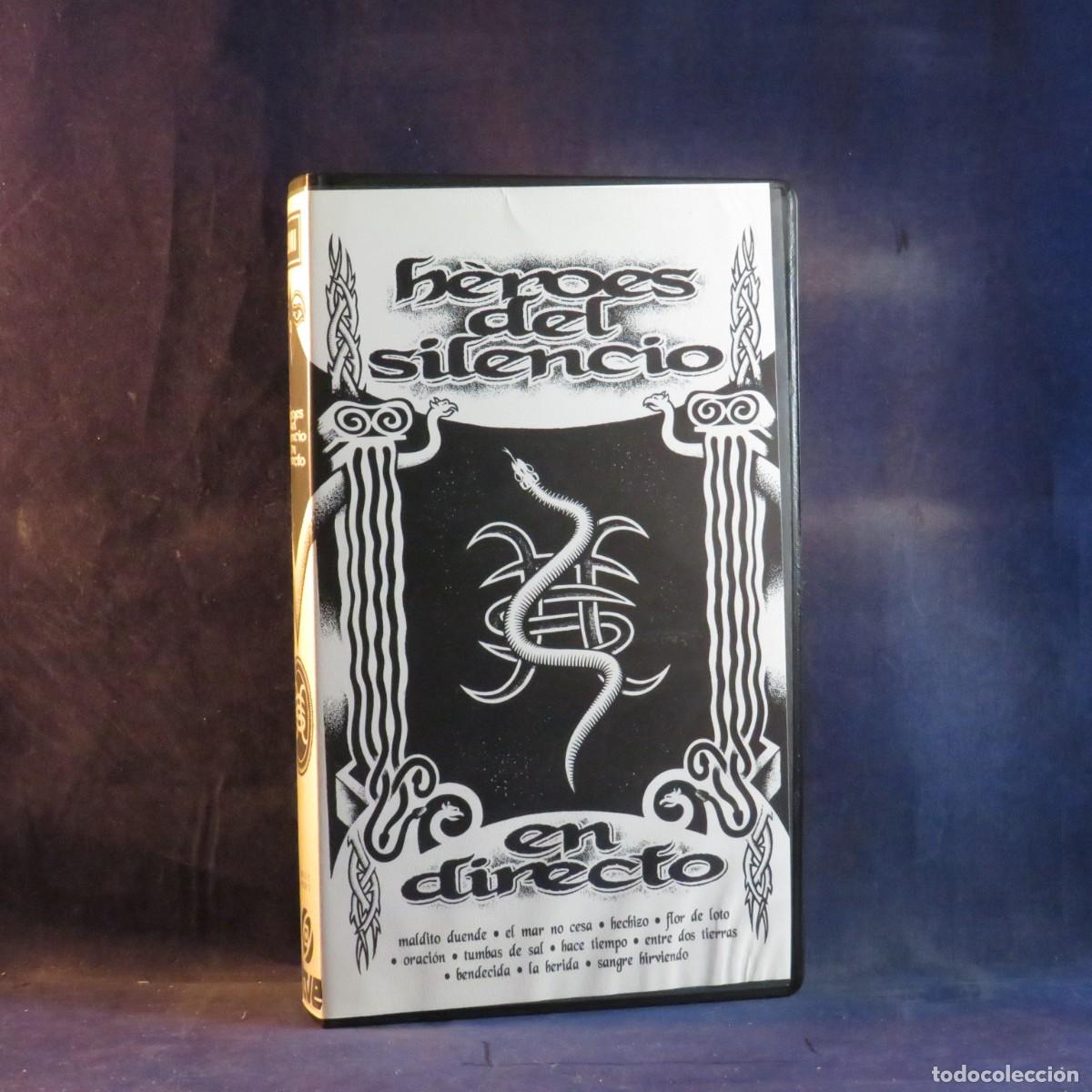 CDs de m&uacute;sica: H&Eacute;ROES DEL SILENCIO &ndash; EN DIRECTO (1994) - CD + VHS + LTD, NUM - Foto 4