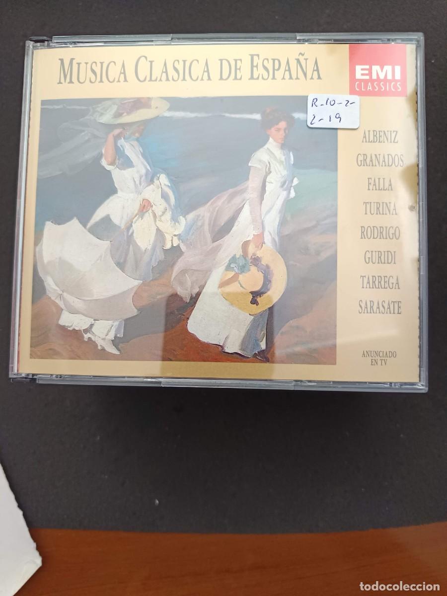 CDs de m&uacute;sica: 2 CD. M&Uacute;SICA CL&Aacute;SICA DE ESPA&Ntilde;A: ALB&Eacute;NIZ, GRANADOS, FALLA, TURINA, RODRIGO, GURIDI, T&Aacute;RREGA, SARASATE