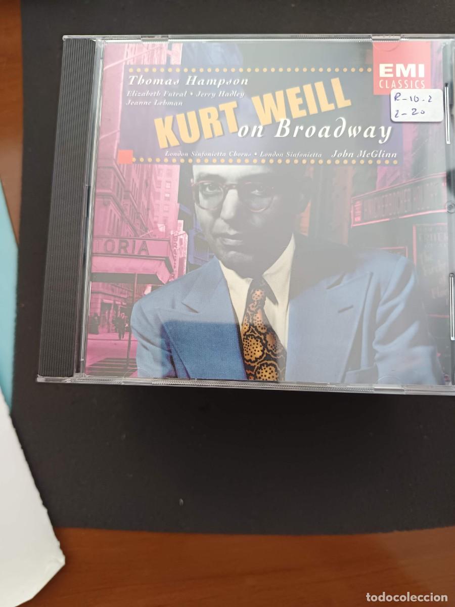 CDs de m&uacute;sica: KURT WEILL ON BROADWAY. DIR: JOHN McGLINN. INT&Eacute;RP: THOMAS HAMPSON, ELIZABETH FUTRAL, JERRY HADLEY,