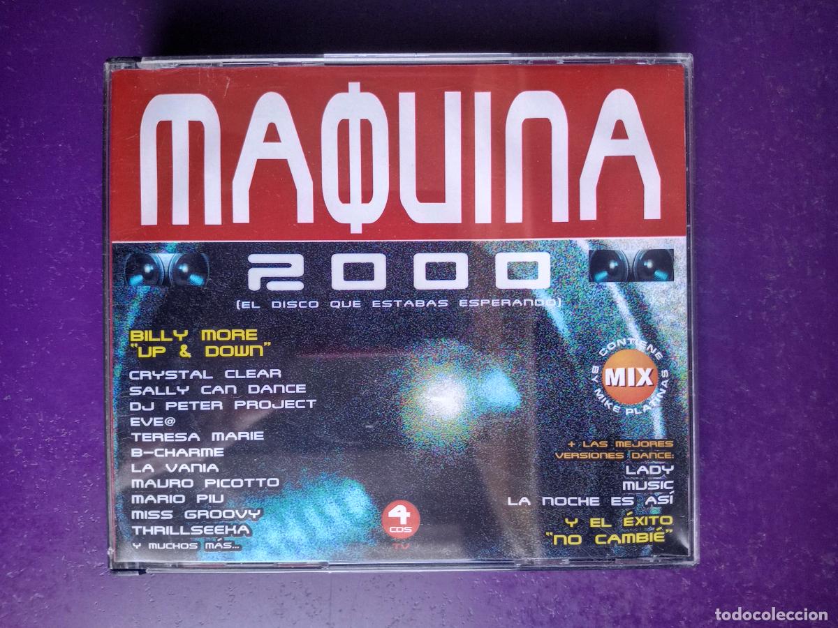 CDs de m&uacute;sica: Maquina 2000 - CAJA 4 CD TEMPO - DANCE, HOUSE, TRANCE, MAKINA, HARDCORE , TECHNO - 60 TEMAS
