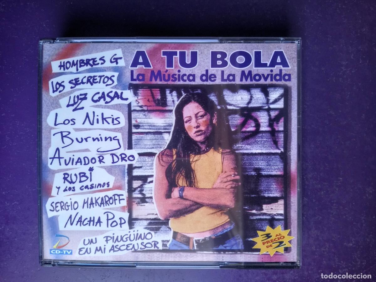 CDs de m&uacute;sica: A Tu Bola - La M&uacute;sica De La Movida - TRIPLE CD DIVUCSA 1997 - 45 EXITOS - ALASKA, NIKIS, HOMBRES G,