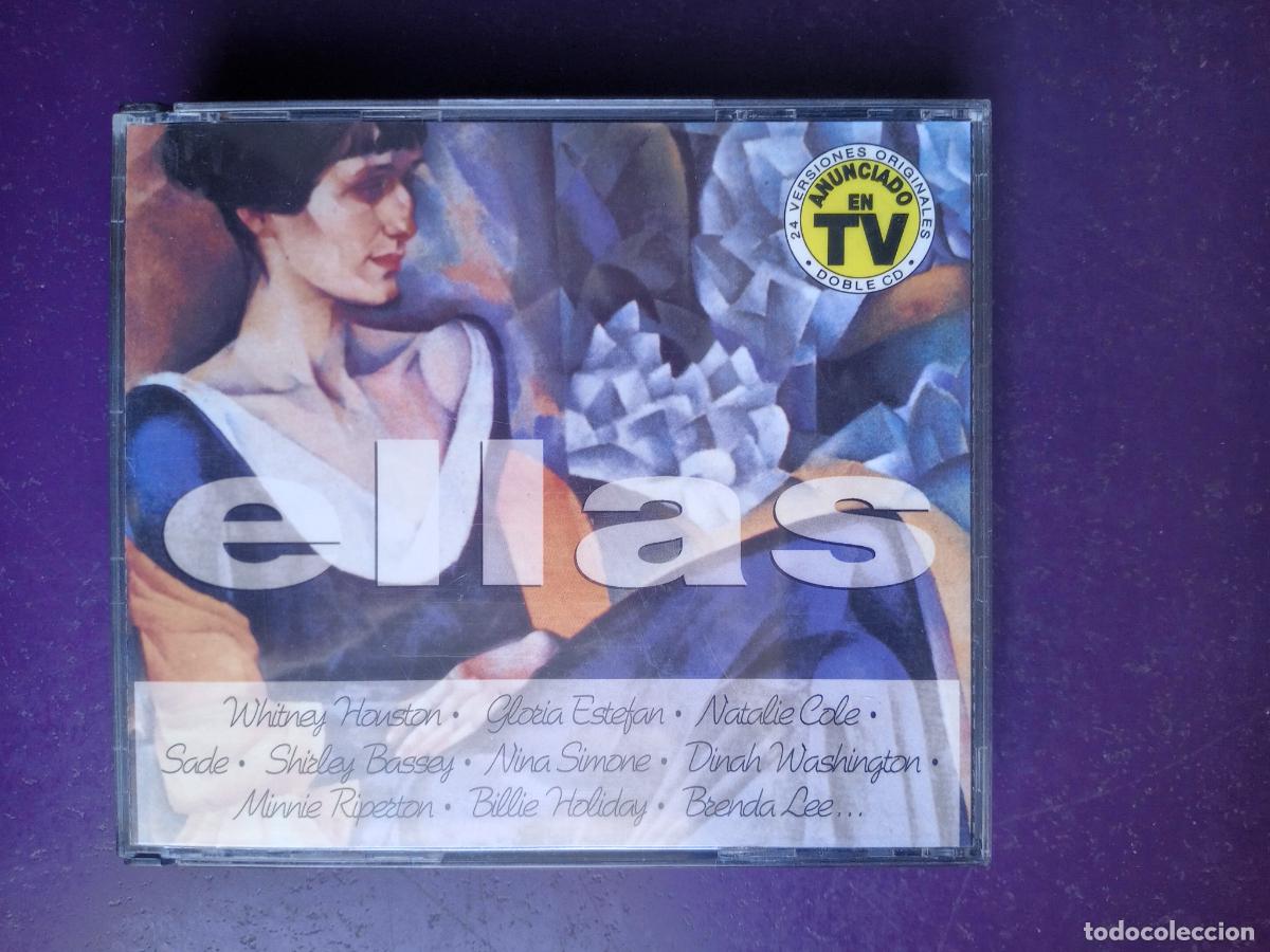CDs de m&uacute;sica: ELLAS - DOBLE CD 24 TEMAS - SADE, WHITNEY HOUSTON, DUSTY SPRINGFIELD, GLORIA ESTEFAN, ETC POP JAZZ