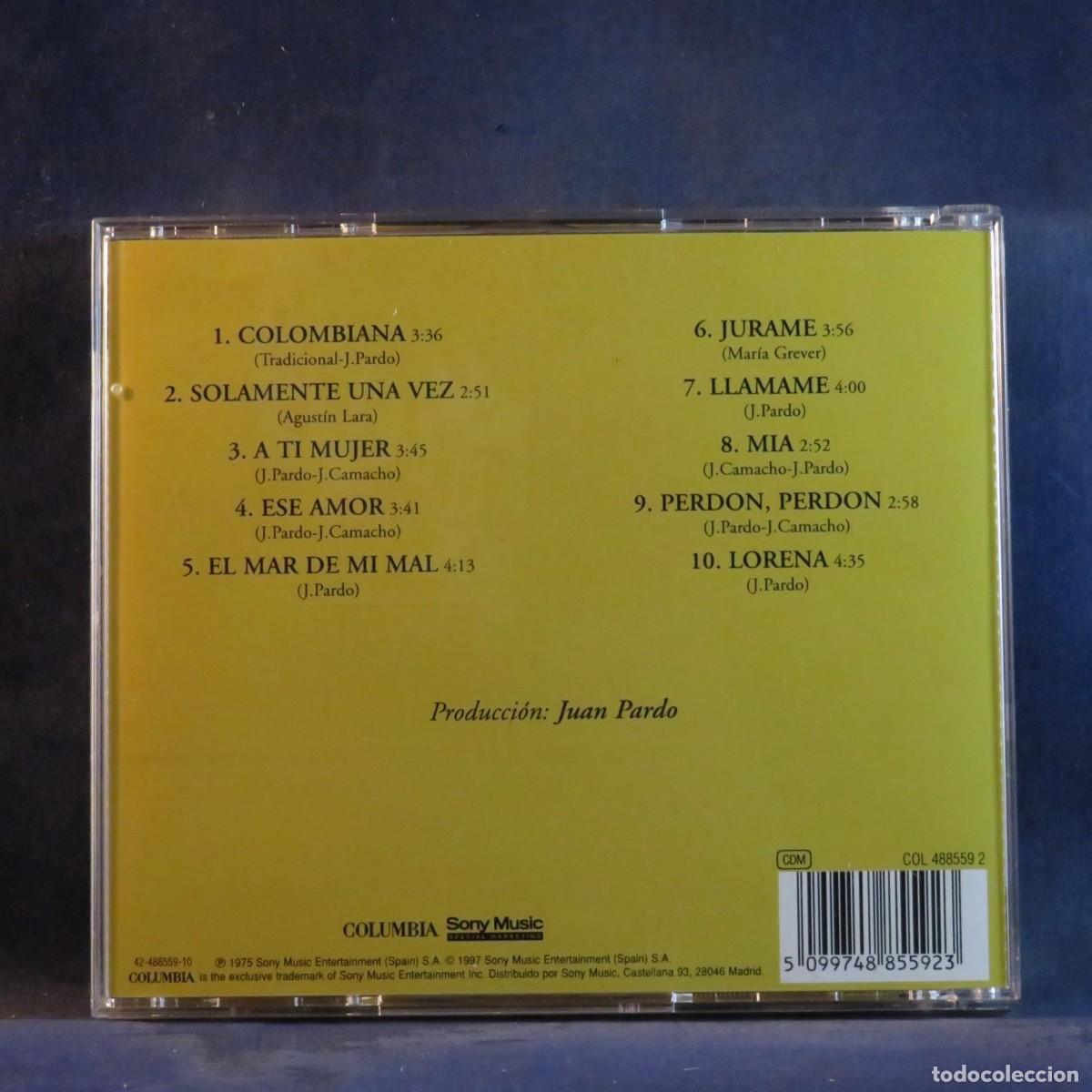 CDs de m&uacute;sica: JUAN CAMACHO &ndash; A TI MUJER - CD - Foto 2