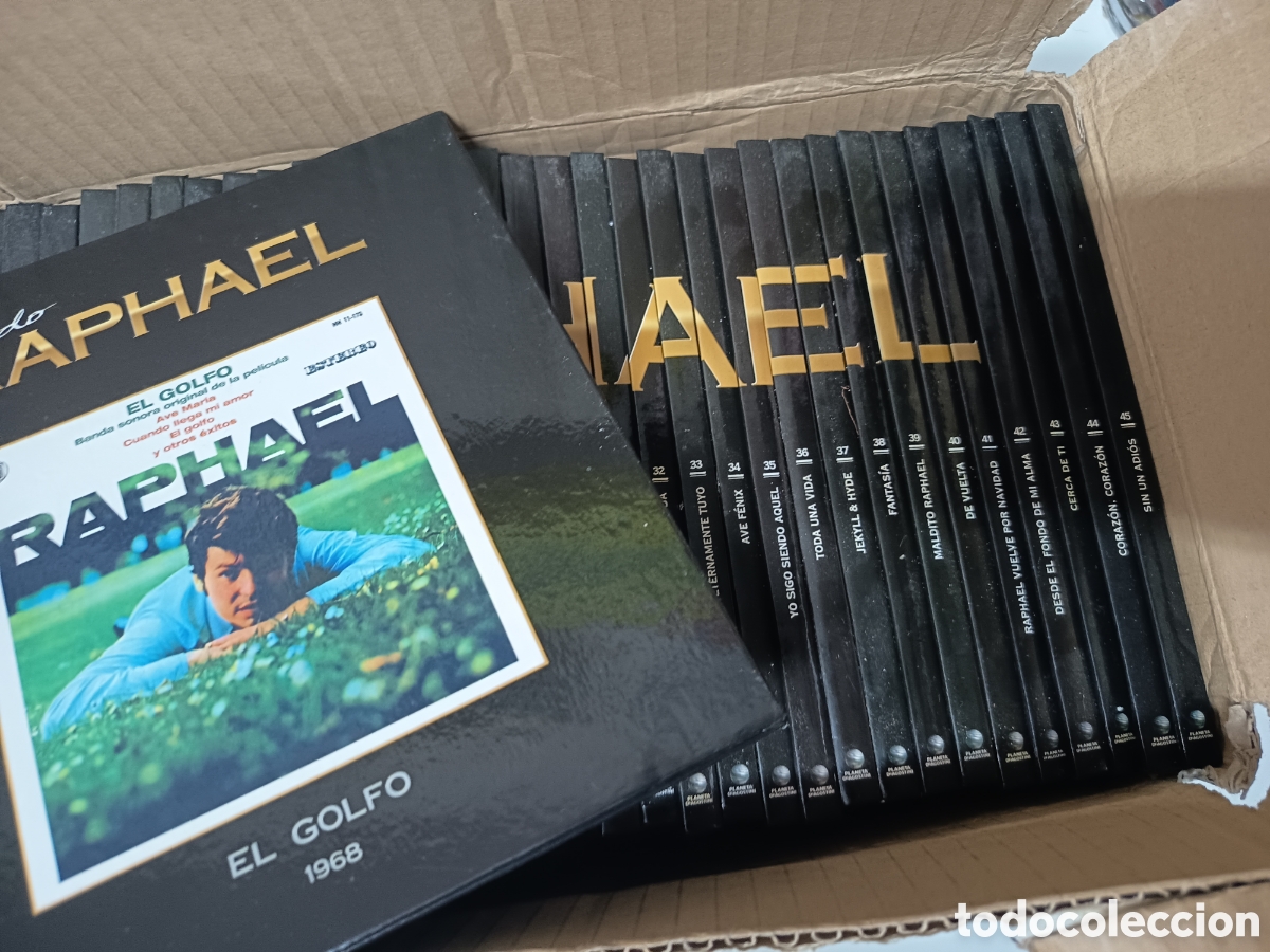 CDs de m&uacute;sica: Enciclopedia tomos 45 libros y CD TODO Raphael - Foto 5