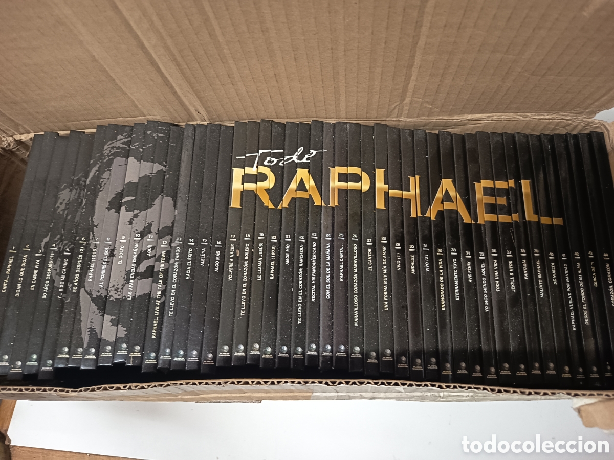 CDs de m&uacute;sica: Enciclopedia tomos 45 libros y CD TODO Raphael - Foto 1