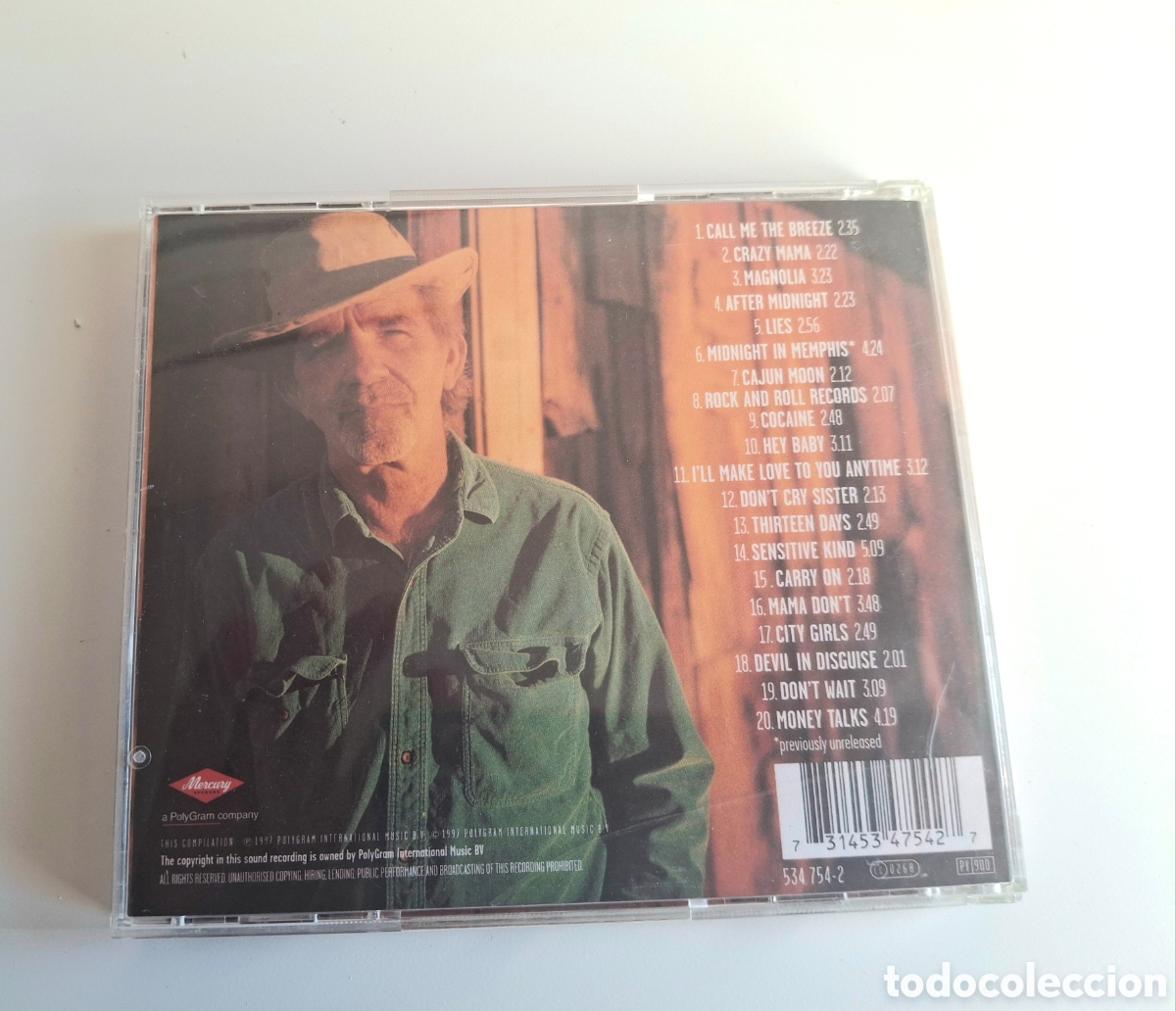 CDs de m&uacute;sica: CD J.J. CALE, THE VERY BEST - Foto 2