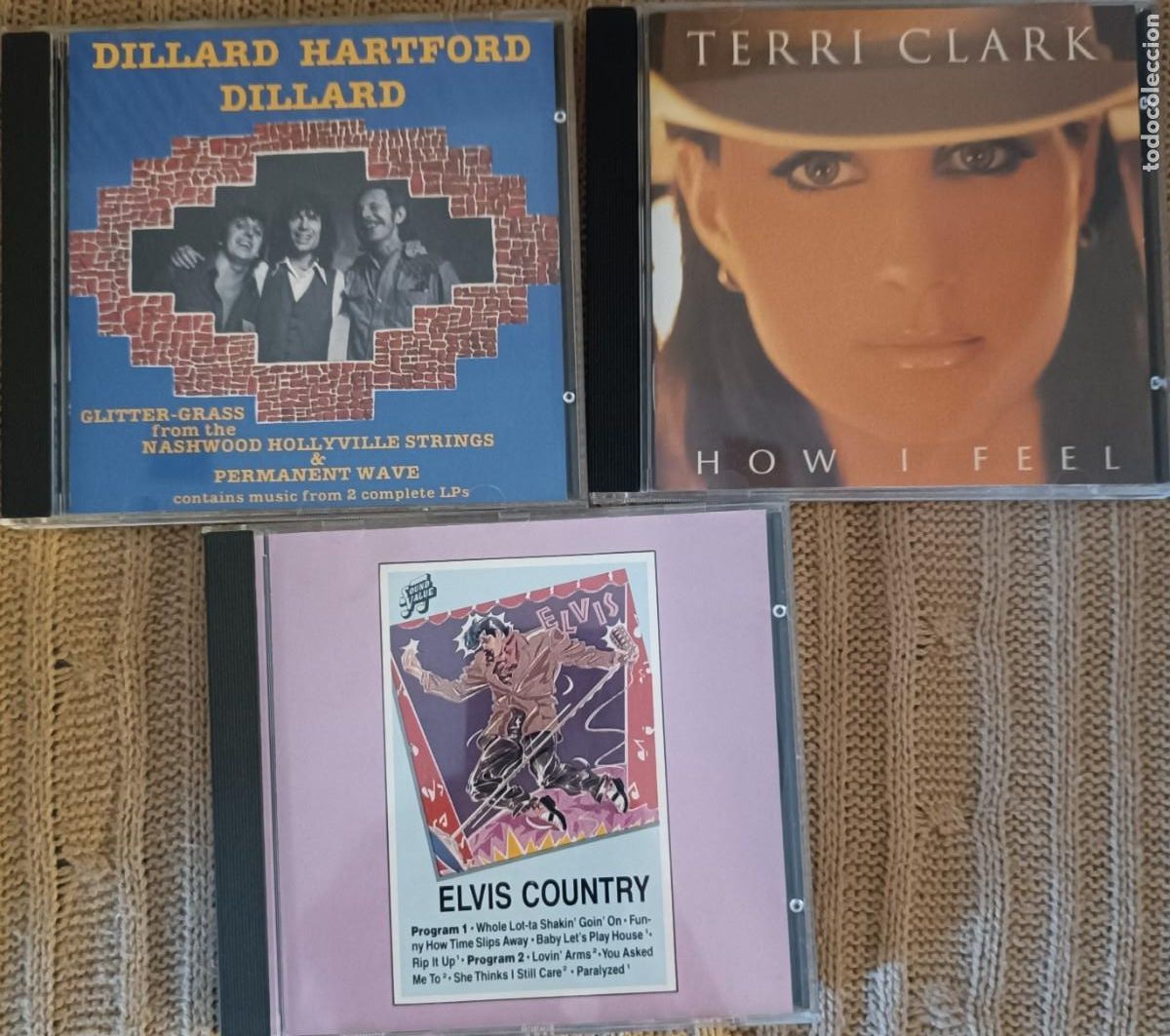 CDs de m&uacute;sica: LOTE ELVIS COUNTRY, DILLARD HARTFORD DILLARD, TERRI CLARK - CD