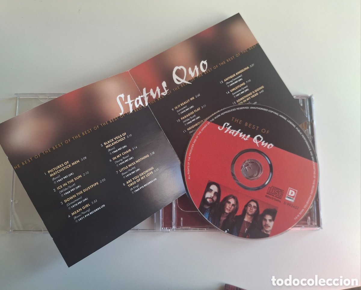 CDs de m&uacute;sica: CD DE STATUS QUO, THE BEST OF - Foto 3