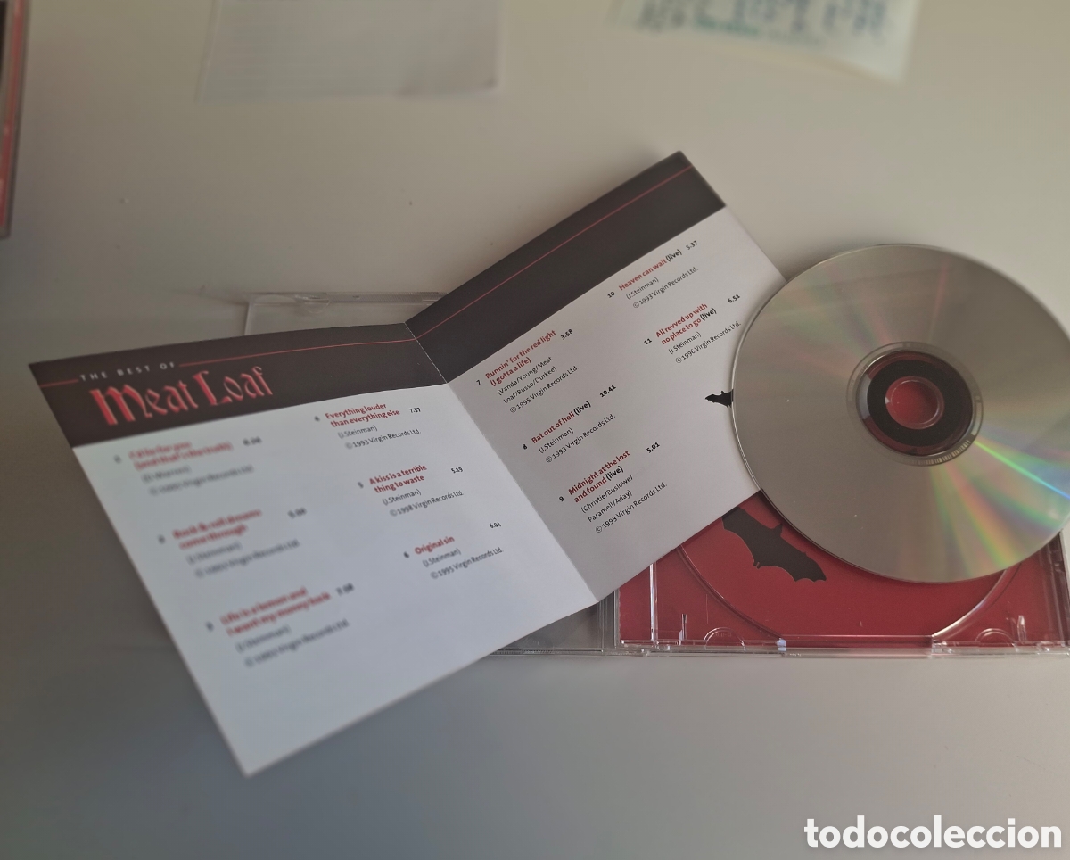 CDs de m&uacute;sica: CD DE MEAT LOAF, THE BEST OF - Foto 4