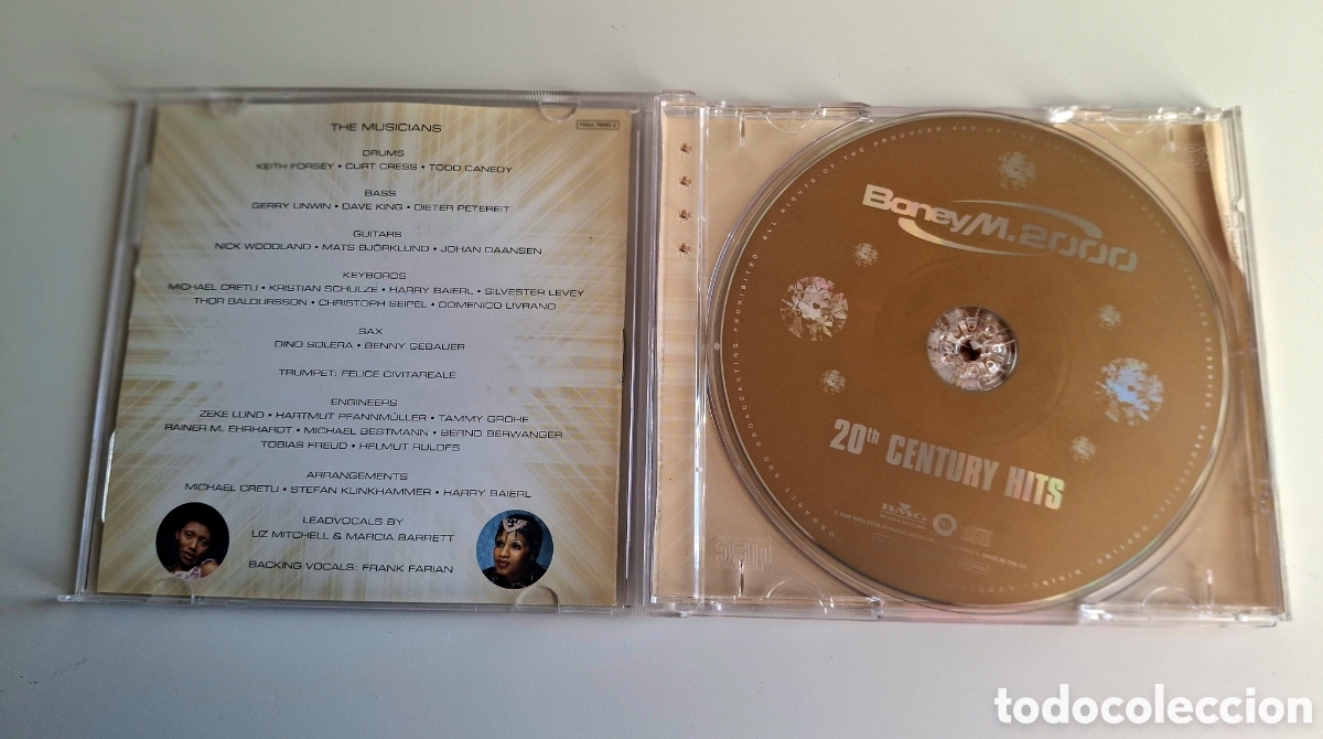 CDs de m&uacute;sica: CD BONEY M., 20th CENTURY HITS - Foto 3