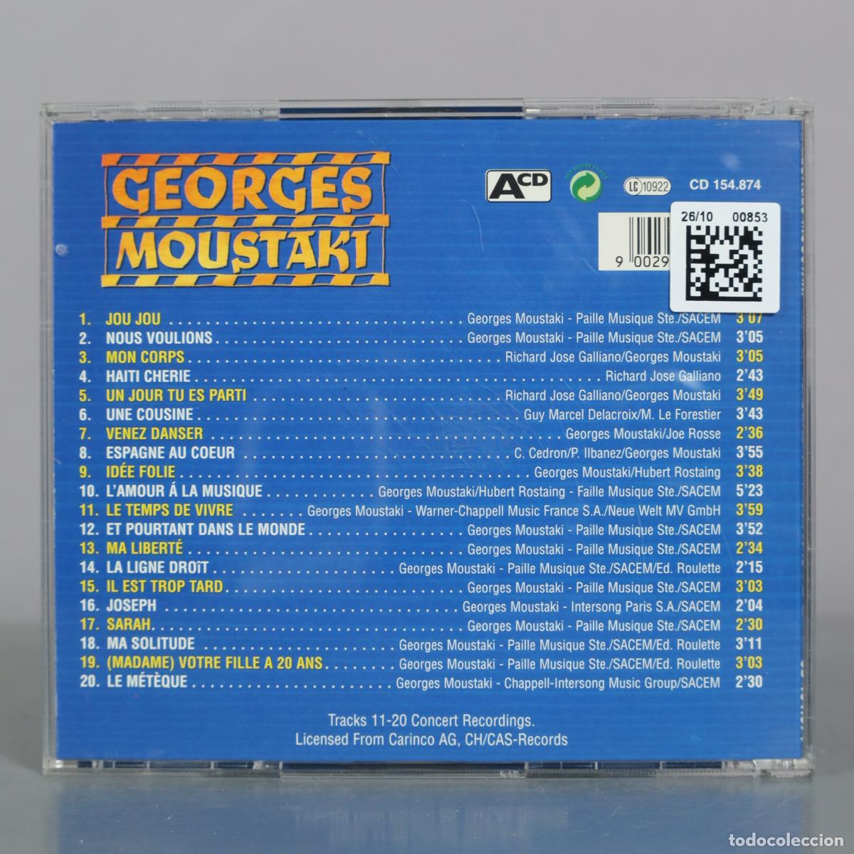CDs de m&uacute;sica: CD. Georges Moustaki - Foto 2